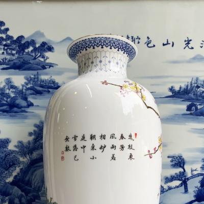 Bình xứ sương họa tiết Chim Hoa Tứ Quý